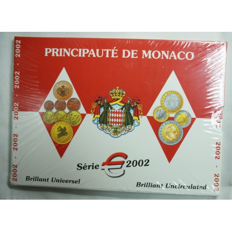 Coffret BU Monaco 2002 neuf complet RARE, lartdesgents.fr