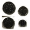 FDC -1 Centime, 1/2 Franc, 1 Franc, 2 Francs, 1982 sous blister, lartdesgents