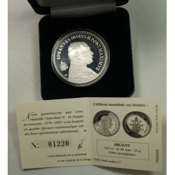 Médaille Vatican Jean Paul II 2005 argent 25grs, lartdesgents.fr