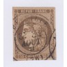 Timbre n°47, 30 c. brun, déc 1870, Oblitéré cote 280 Euros  lartdesgents.fr