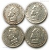 Monaco - 4 x 5 francs Prince RAINIER III lartdesgents.fr