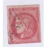 N°49c, 80 c. rose carminé, déc 1870, oblitéré signé cote 550 Euros  lartdesgents.fr