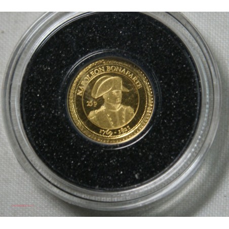 ST. HELENA 25 Pence - Elizabeth II Napoléon Bonaparte 2014 , lartdesgents