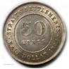STRAITS SETTLEMENTS 50 cents 1908, lartdesgents.fr