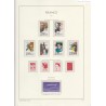 Timbres Année 1992 N°2736 à  N°2784 sur 5 feuilles Leuchtturm - Neufs** - cote 84.20 Euros lartdesgents