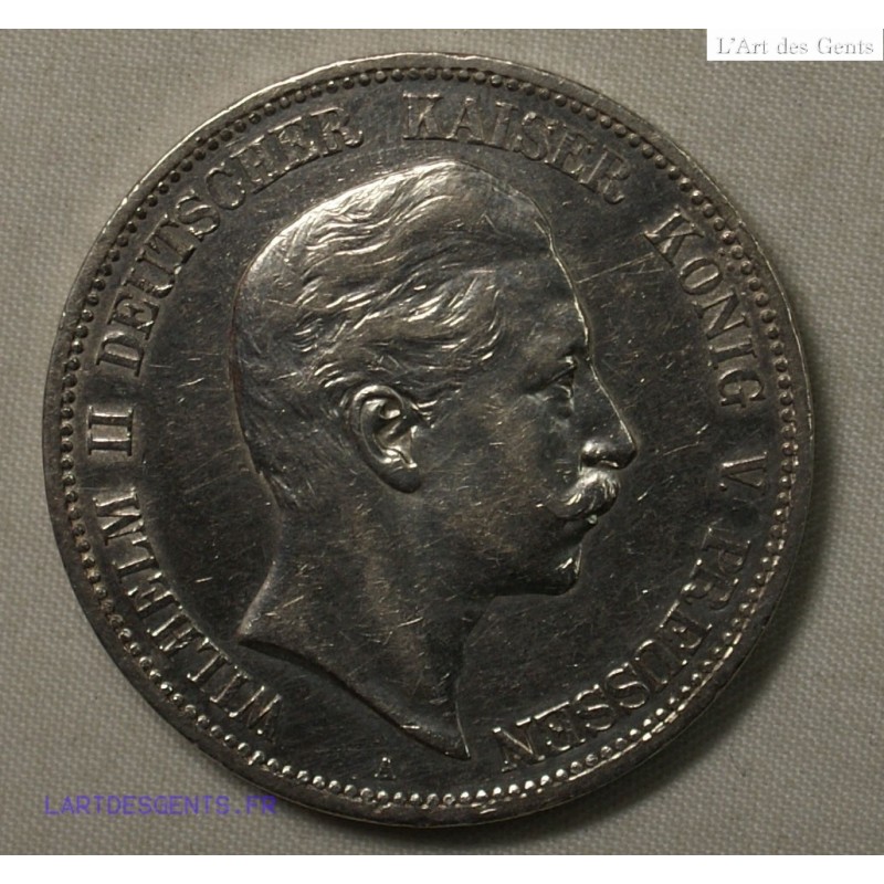 Germany- FUNF 5 Mark 1907 Preussen, lartdesgents.fr