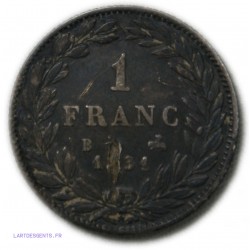 France Louis Philippe Ier 1 Franc 1831 B ROUEN, lartdesgents.fr