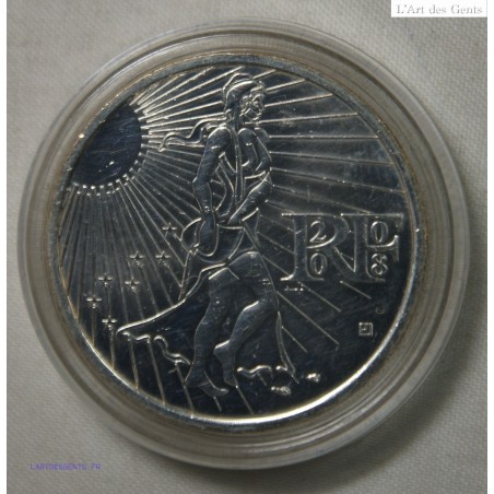 France Euro BE - 15 Euro 2008 "LA SEMEUSE" lartdesgents