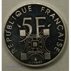 FRANCE Epreuve argent- 5 Francs 1989 Tour Eiffel, lartdesgents