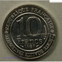 FRANCE Epreuve argent- 10 Francs 1987 Hugues CAPET, lartdesgents
