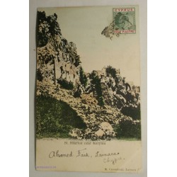 Postcard St. Hilarion near Keynia, 1906 Stamp of CYPRUS, lartdesgents.fr