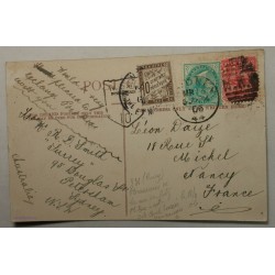 photo carte postale de récolte de fourrage avec timbre taxe Sydney 1906 voir photos...
