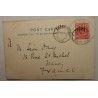 Carte postale de East London avec timbre Orange River COLONY, Affranchissement thaba'nchu 1906