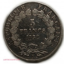 Louis Napoléon III 5 Francs 1852 A, lartdesgents