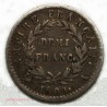 Demi franc 1809 A  Napoléon Ier Empereur, lartdesgents.fr