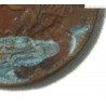 Republic of China , 10 cash interposed debris mint error  (1920)