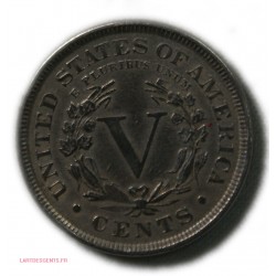 USA -  Liberty Head V  Nickel 2x 5 cent, 1884 + 1889, lartdesgents