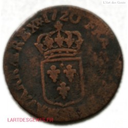 Louis XV Liard 1720 BB, lartdesgents