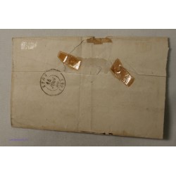 40 c. orange N°5 sur lettre 1850 rare, lartdesgents.fr