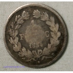 1 Franc 1834 T Nantes Louis Philippe Ier, cote 70€, lartdesgents.fr