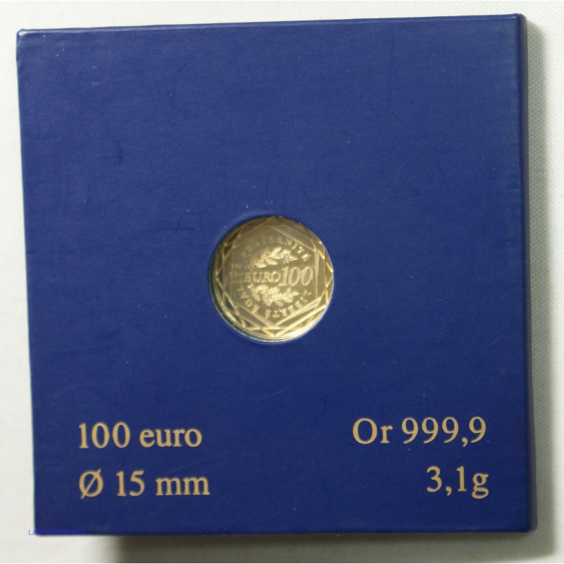 France Euro 100 € or 2009 BU or 999/00 24k, lartdesgents.fr