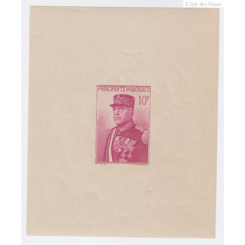 MONACO 1938 Bloc Feuillet N°1 "Prince Louis II" NEUF** Lartdesgents.fr
