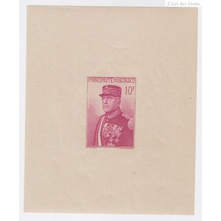 MONACO 1938 Bloc Feuillet N°1 "Prince Louis II" NEUF** Lartdesgents.fr