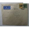 Lettre Iles Maurice England 1937 1er liaison Aéropostale N°175 et 177 , lartdesgents.fr