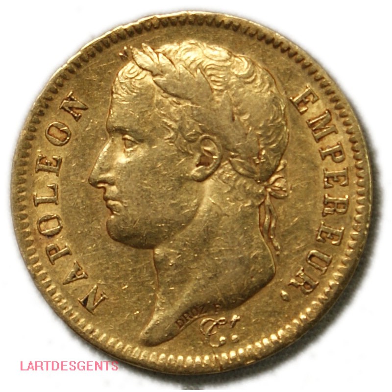 France, 40 Francs 1811 A Napoléon Ier Empereur, lartdesgents.fr