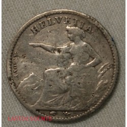 Switzerland 1/2 Franc Helvetia 1850 A Paris, lartdesgents.fr