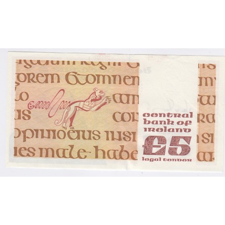 Billet IRELANDE 5 Pounds 1993  - Presque Neuf - lartdesgents