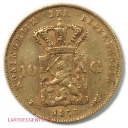 Pays-bas - 1877, 10 Florins/ 10 Guldens,1 108 149 ex., lartdesgents.fr
