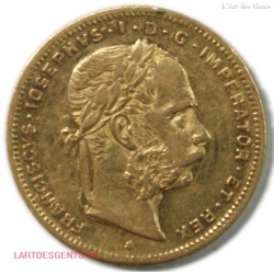 Autriche - 8 Florins/20 Francs 1885 François Joseph Ier 178 318 ex., lartdesgents.fr