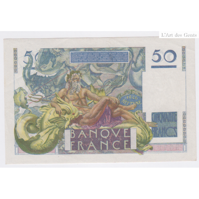 1871-1952 Frühe Francs Des 20. Jh. - Billet, France, 50 Francs, 50 F 50 F 1946 1951 Le Verrier 1947 1947 10 02 Spl 264245120