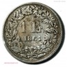 SUISSE - 1 FRANC 1861 HELVETIA, lartdesgents.fr