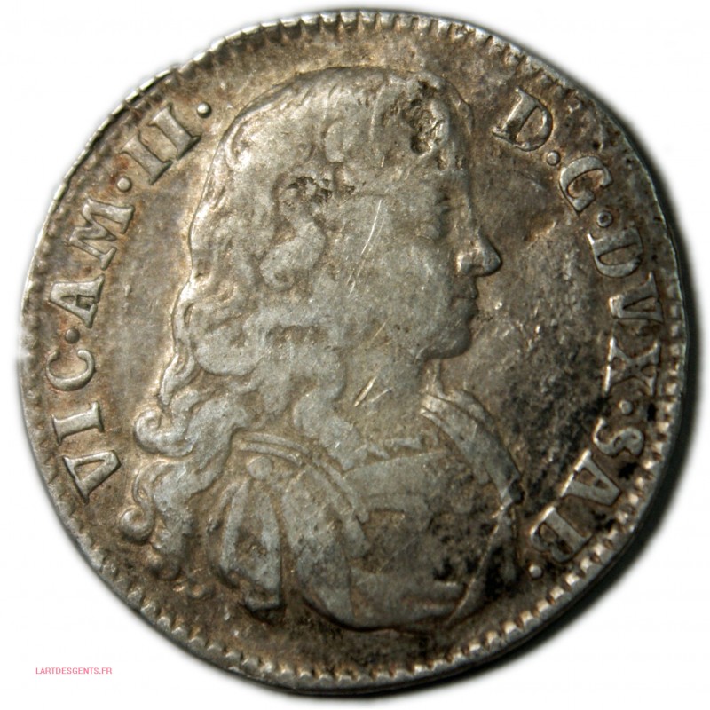 ITALIE - SAVOIE  lire 1681 Vittorio Amadeo II, lartdesgents
