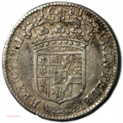 ITALIE - SAVOIE  lire 1681 Vittorio Amadeo II, lartdesgents