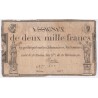 Billet  Assignat 2000 Francs 18 Nivose An 3, lartdesgents.fr