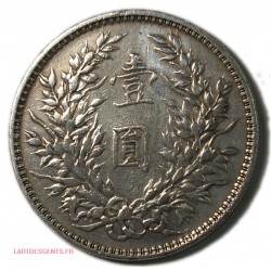 Chine - 1 dollar Yuan Shikai 1914 An 3, lartdesgents.fr