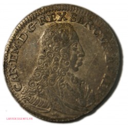 Italia Savoie Sardegne - Carlo Emanuele III 1734, 5 Soldi tipo I, lartdesgents.fr