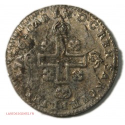 Italia Savoa - Carlo Emanuele III 1736, 1 Soldo , lartdesgents.fr