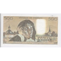France 500 Francs Pascal 3-01-1985, Z.222 99514, Neuf, Cote 130 Euros lartdesgents.