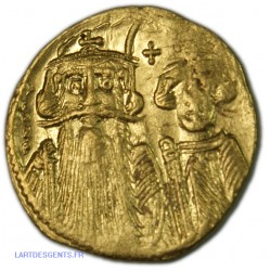 Byzantine - Solidus CONSTANT II 641-668 Ap. J.C., Superbe, lartdesgents.fr
