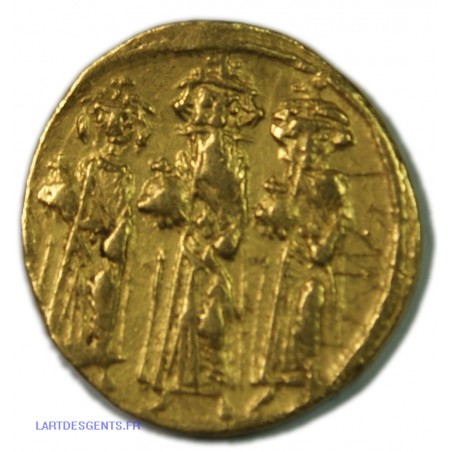 Byzantine - Solidus HERACLIUS 610-641 Ap. JC. TTB , lartdesgents.fr