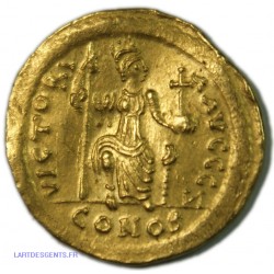 Byzantine - Solidus JUSTIN II 565-578 Ap. JC. TTB , lartdesgents.fr