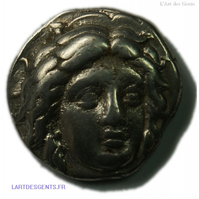 Didrachme RHODES 394-387 AV. JC. TTB, lartdesgents.fr