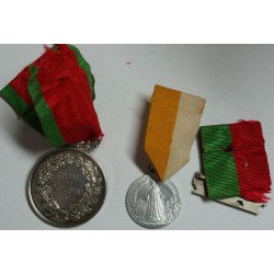 Médaille Prix annuel des sauveteurs d'Alger + train + congrès Bucharistique 1939