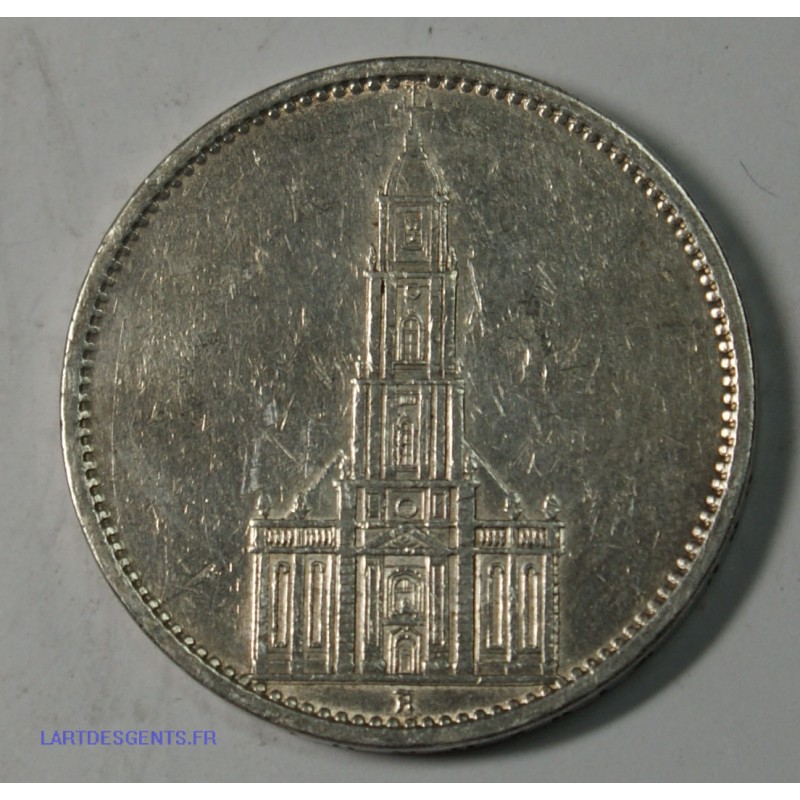 Germany: 5 mark 1934 A, lartdesgents.fr