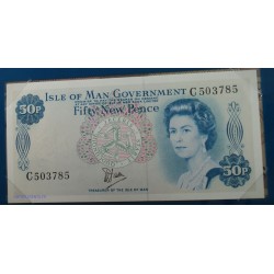 ISLE of MAN fifty 50 new pence (1979) P33a NEUF/UNC  C503785, lartdesgents.fr
