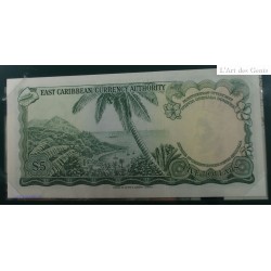 East caribbean, CARAÏBES 5 DOLLARS P.14h2 NEUF UNC, D11264283